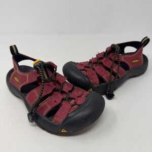 Keen Sandals Newport H2 Fisherman Hiking Water Shoes Red Youth Size 2